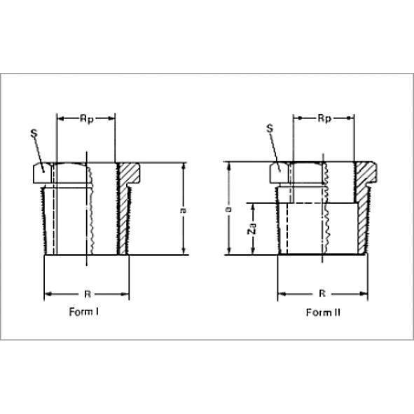 132412114 SANHA 3241 PURAFIT футорка ВР-НР 2x11/4 мм  - Вид №1