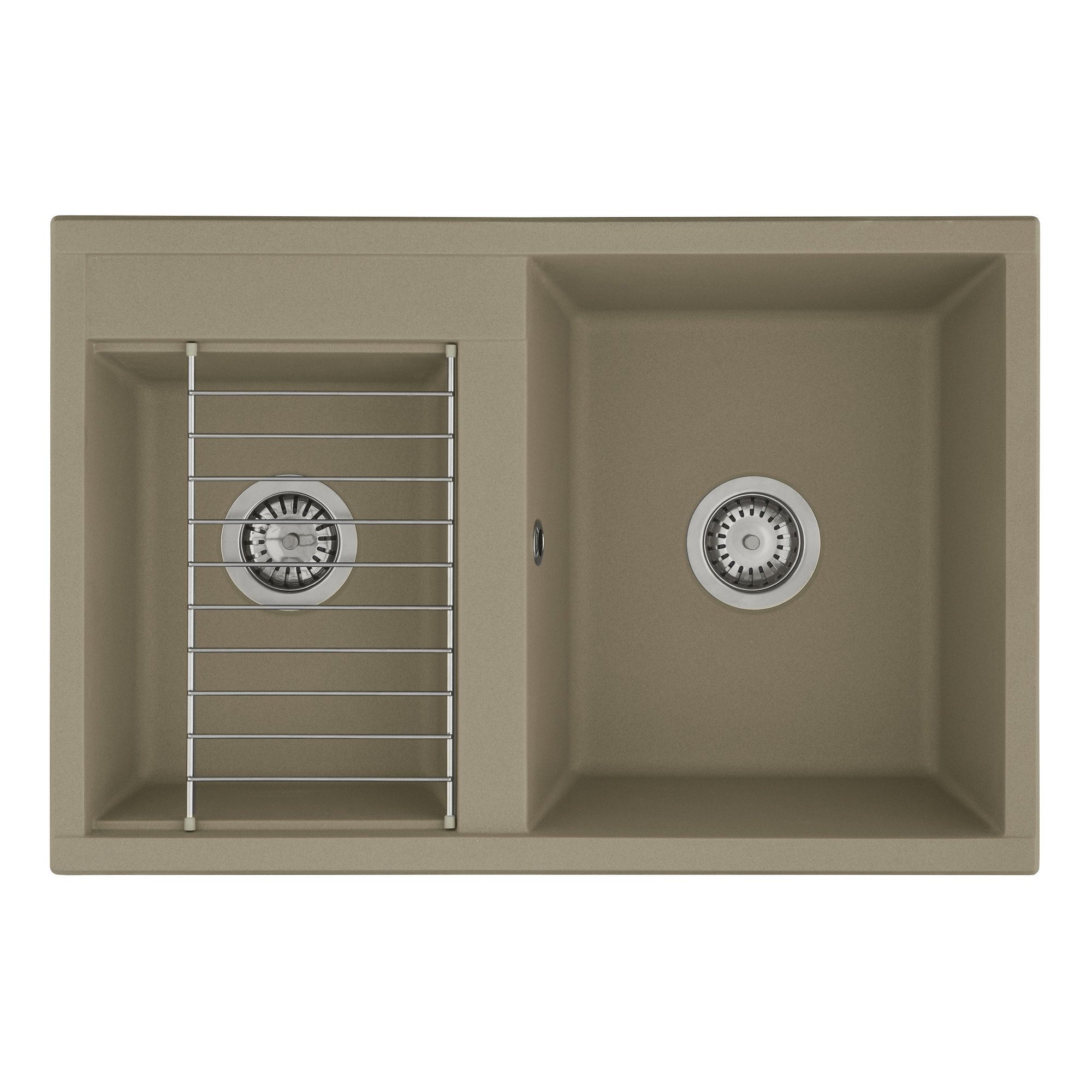 1A723132DE250 Мойка кухонная прямоугольная AQUATON ДЕЛИЯ - Вид №1