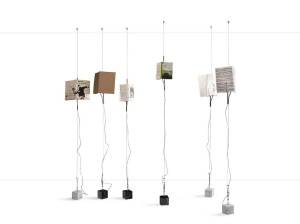 Металлический потолочный светильник / торшер