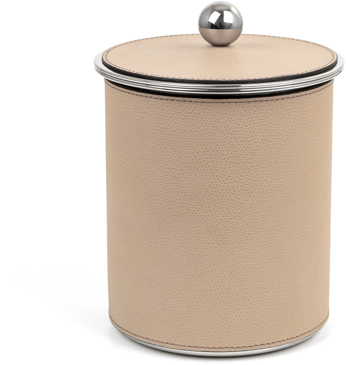 Ведро для льда Axel - Ø 15XH20,5 см / плетеная кожа_кремовый