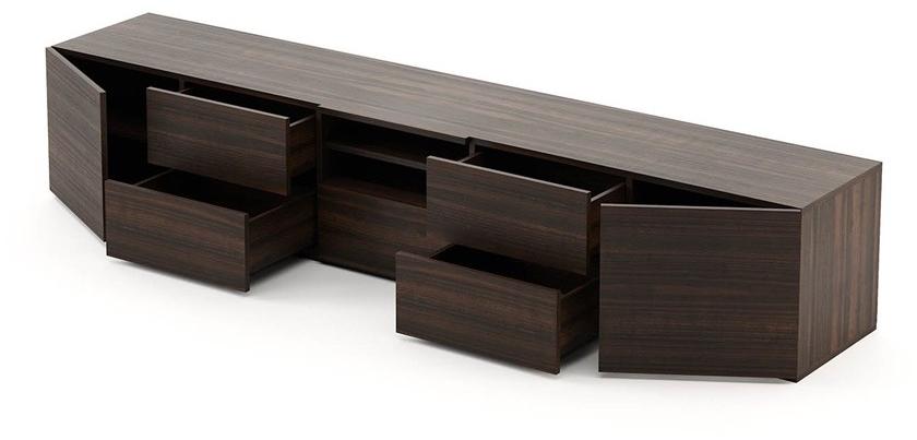 Laskasas Деревянная тумба под ТВ с ящиками sun-id-1468525 - Вид №1