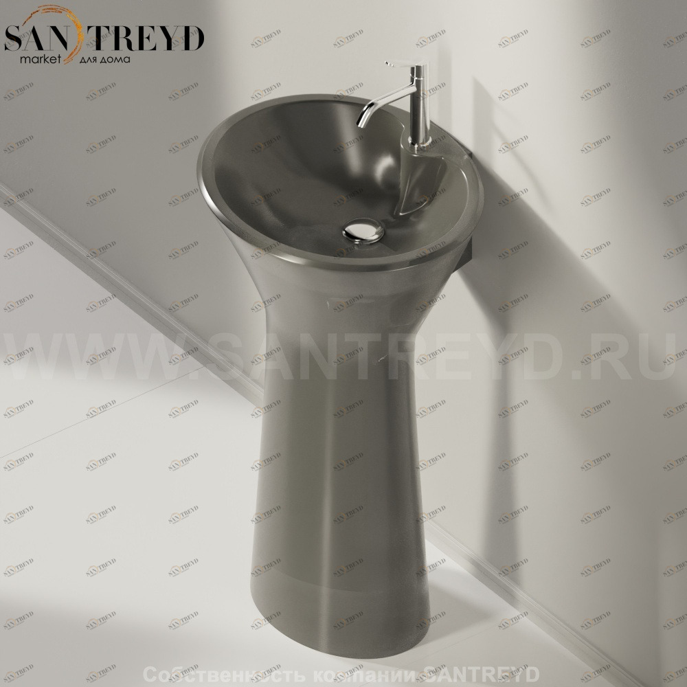 ACER0790RGL Напольная раковина стоящая овальная Agape 