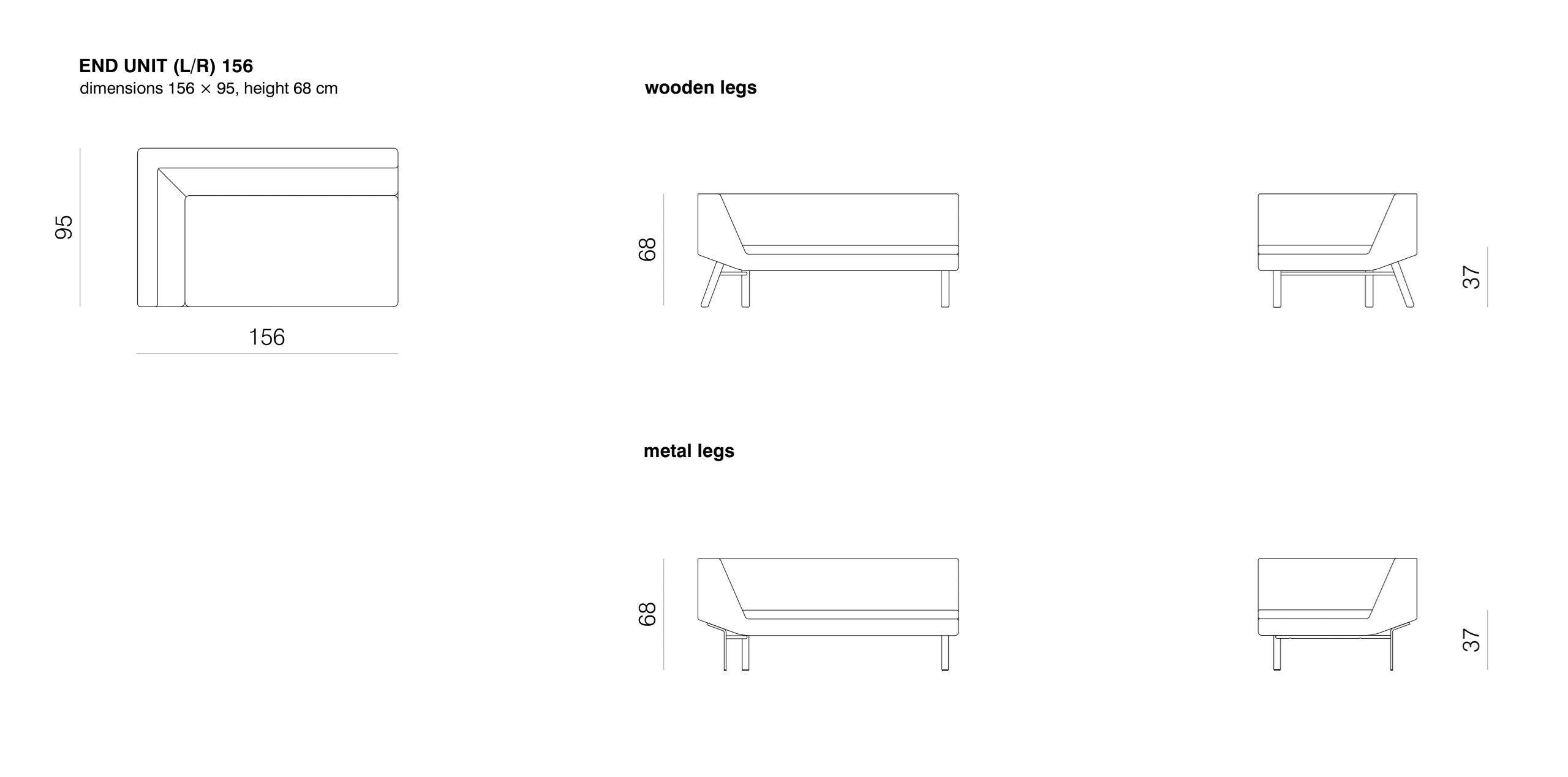 Модульный диван с полуостровом prostoria комбинат ARCH-00141576 - Вид №5