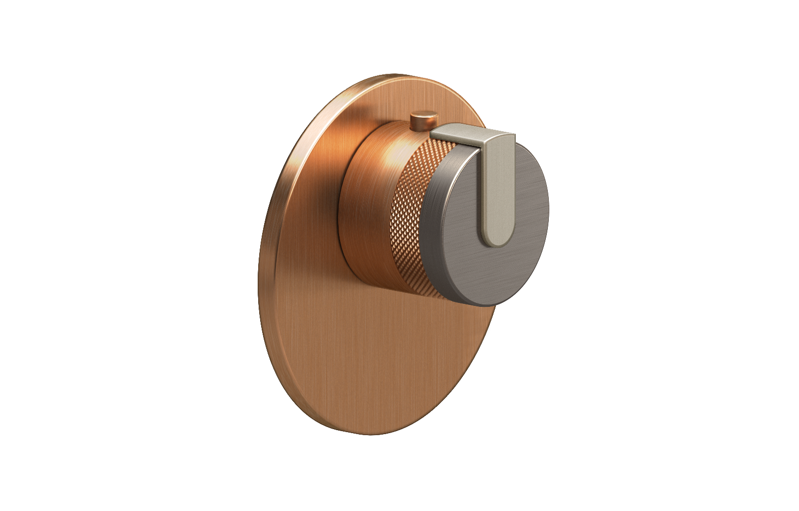 E-8027-R1BNiE-L1SN-BRG-T Термостатический переключатель 3/4-Внешняя часть GRAFF MOD+