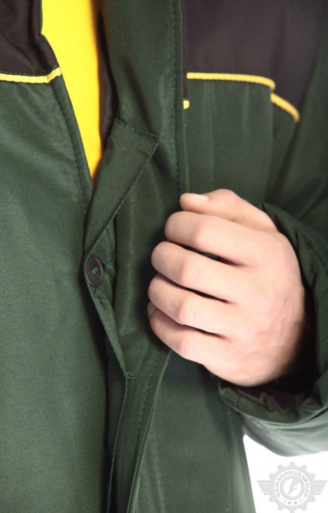 62267 Костюм "Дон" зеленый  Зимняя спецодежда  размер 64-66/182-188  - Вид №11