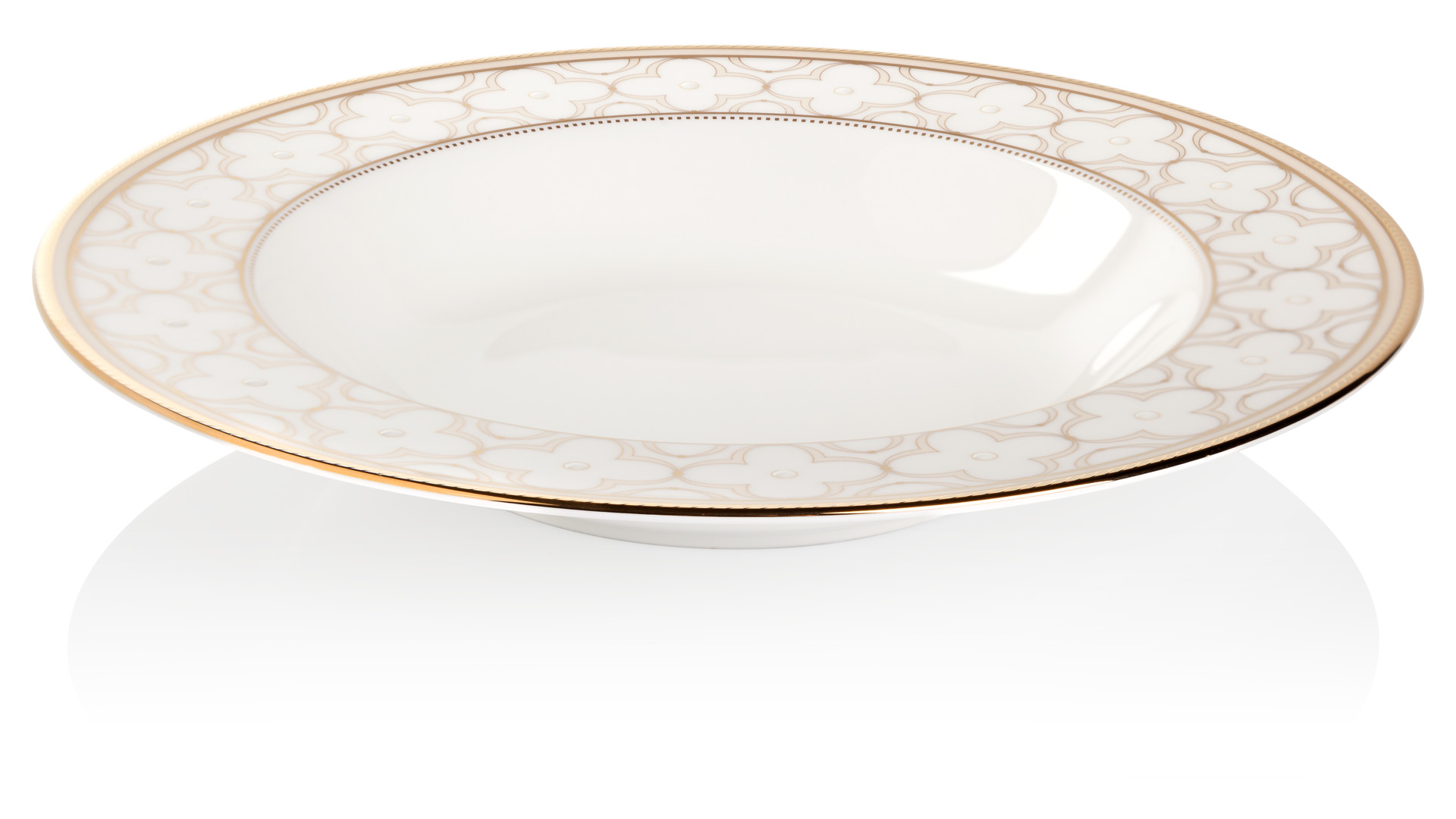 10647525 Noritake Сервиз столовый Noritake "Трефолио,золотой кант" на 6 персон 25 предметов Фарфор костяной  - Вид №5
