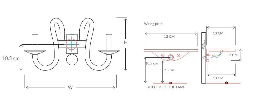 Настенный светильник из муранского стекла Abrissi LEXINGTON ARCH-00062250 - Вид №3