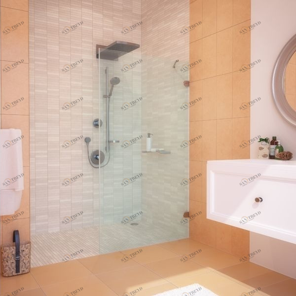 Душевая перегородка в нишу 90x190 GK-001N GUTEWETTER LUX DOOR 90X190GK001N