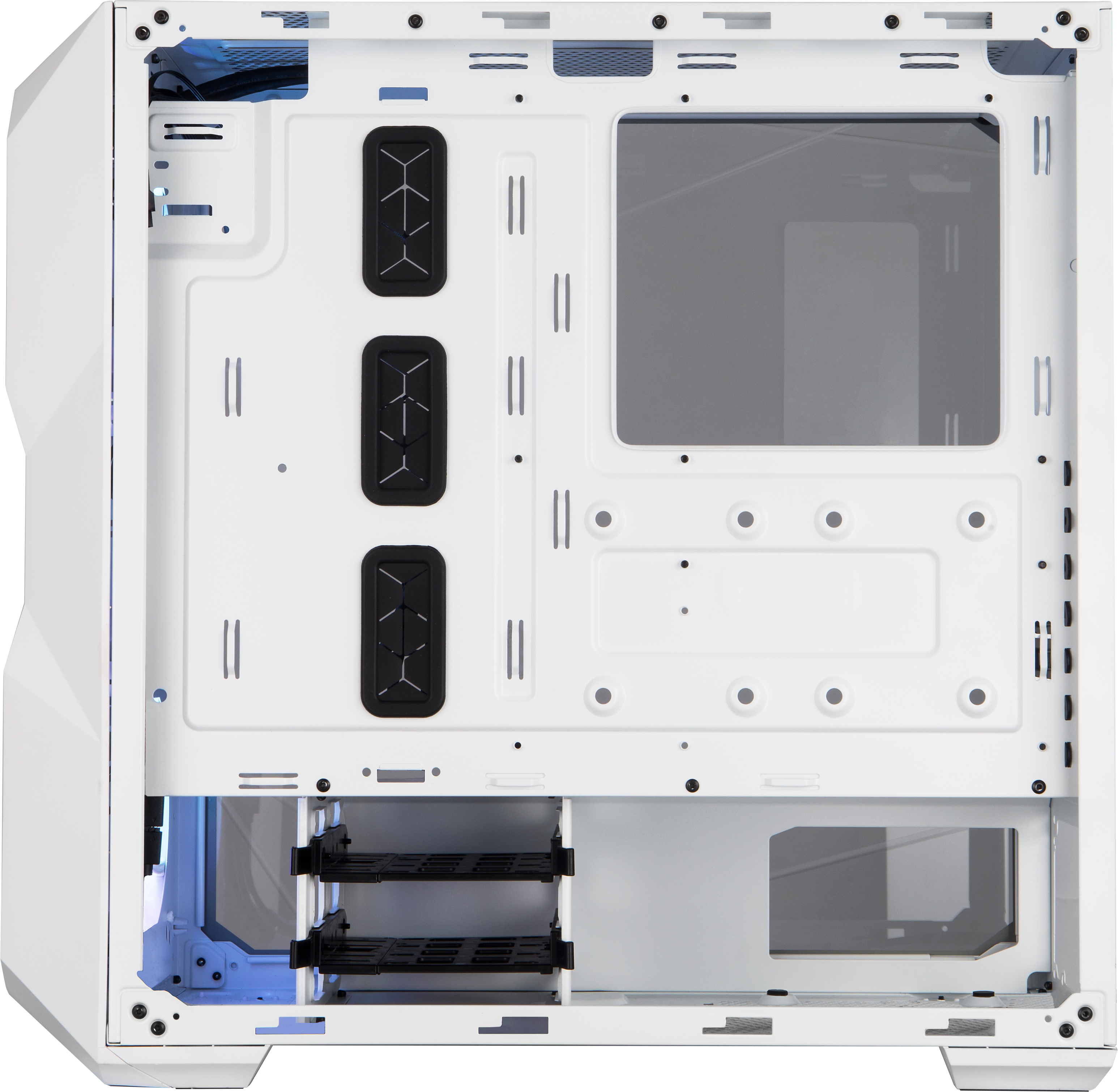 MCB-D500D-WGNN-S01 masterbox td500 mesh white, usb3.0x2, 3x120 argb fan, white, atx, w/o psu Cooler Master Cooler Master MasterBox Santreyd  - Вид №2
