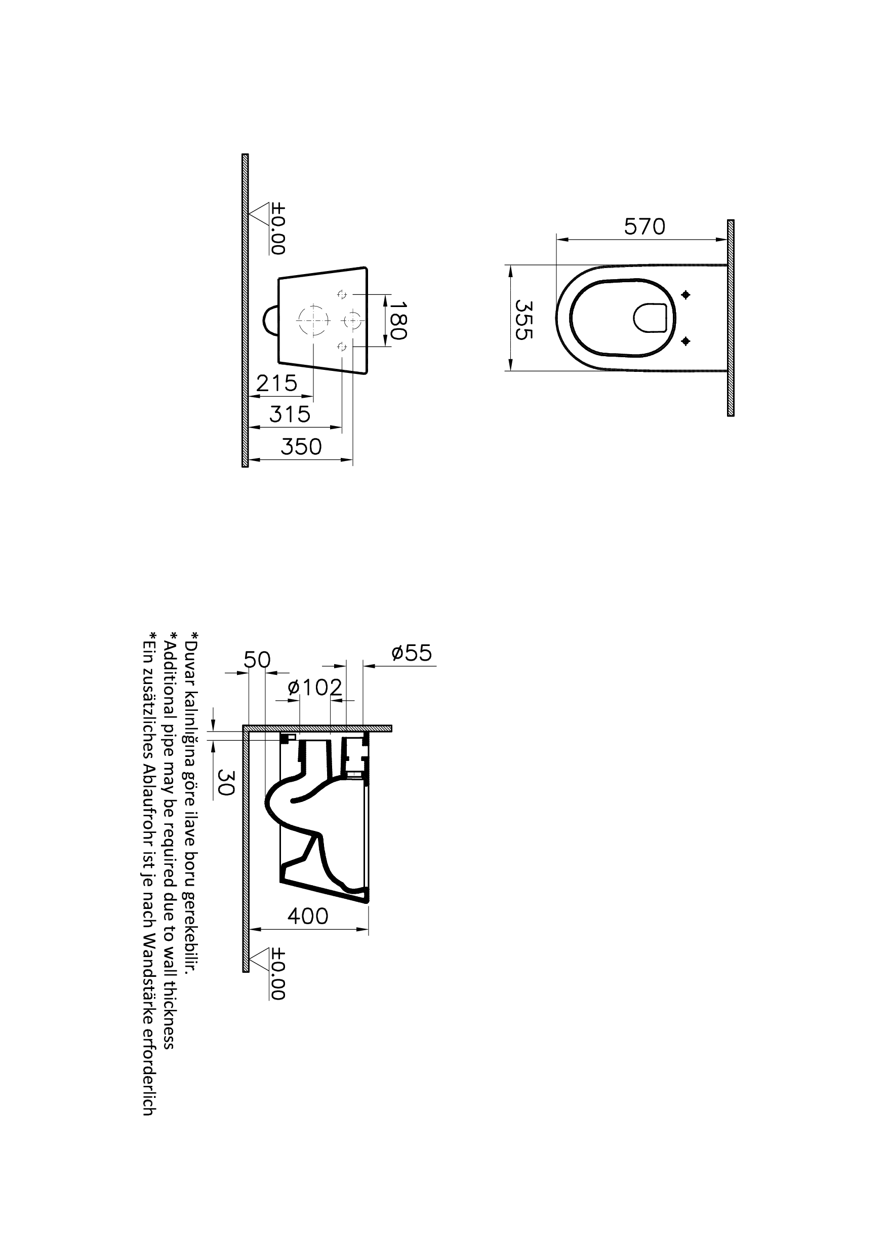 5176B003-0101 Биде Vitraglobal Nest - Вид №1