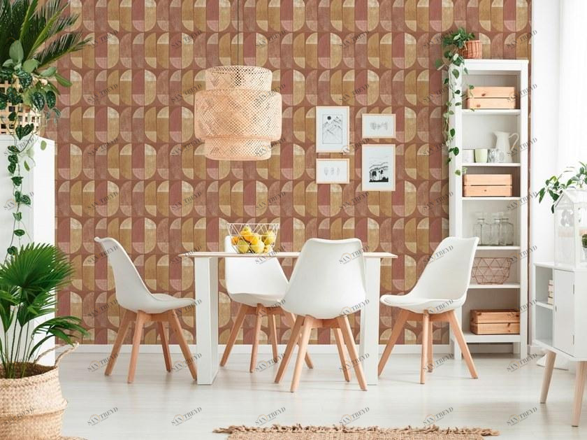 Моющиеся флизелиновые обои с геометрическим рисунком Geo nordic 375317 Santreyd