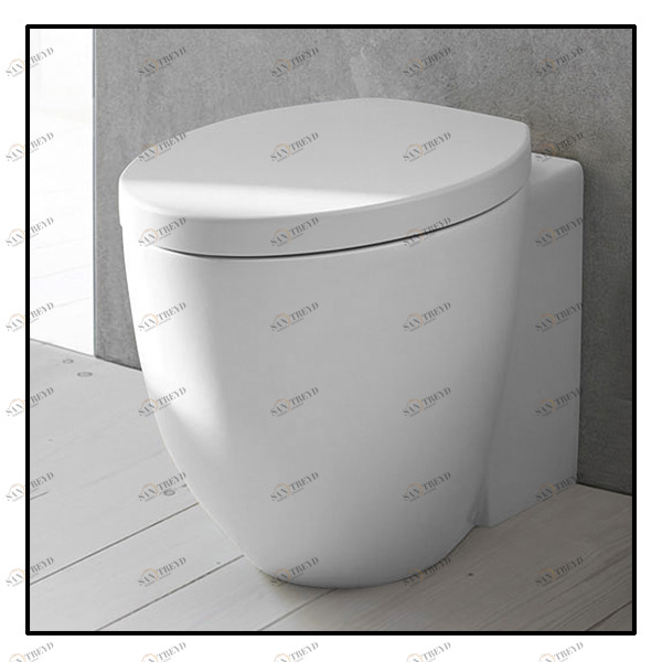 LGVATL Приставной унитаз напольный Белый Ceramica Cielo Le Giare Италия