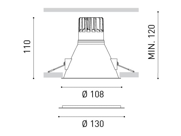 Утопленный светодиодный прожектор Arkoslight своп ARCH-00079694 - Вид №15