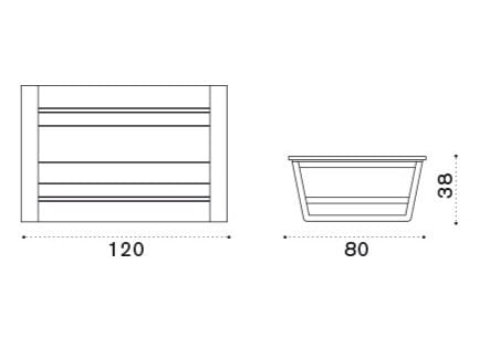 Прямоугольный садовый стол из тикового дерева Ethimo Costes ARCH-00118278 - Вид №11
