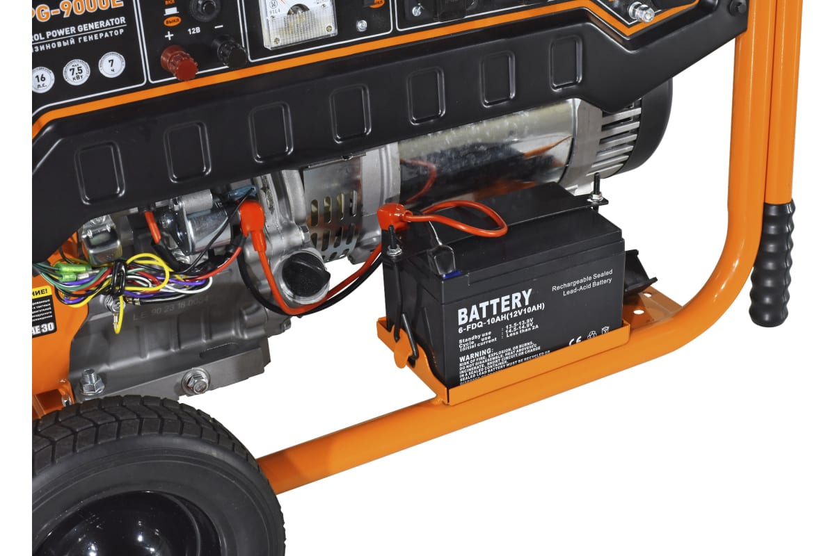 Электрогенератор   бензиновый Carver PPG-9000Е 9100329 STDN-0041283 - Вид №3