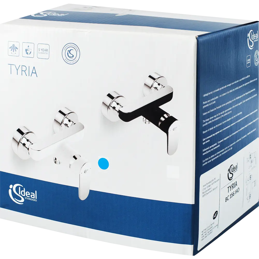 Смеситель для душа Ideal Standard Tyria BC156HO однорычажный цвет белый/хром 80152634 STLM-2009174 - Вид №3