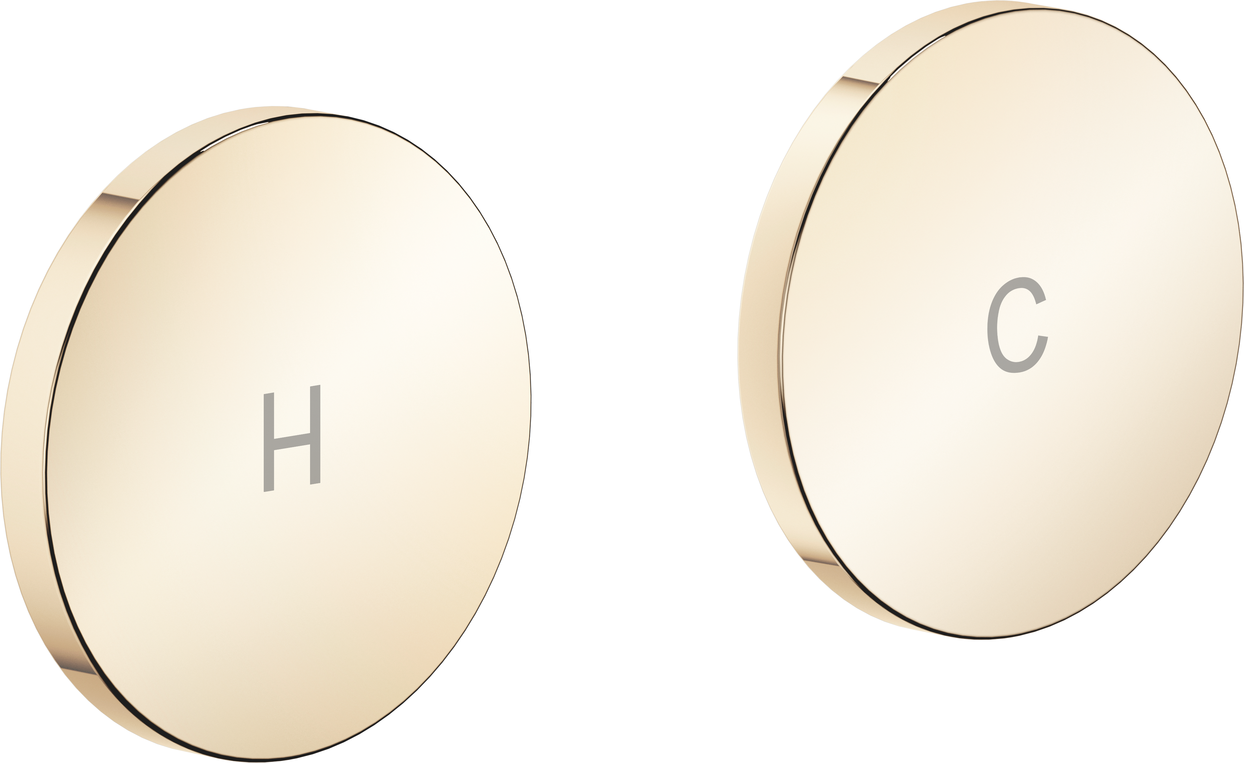Набор вставок для ручек CYO H&C - Durabrass (золото 23 карата)