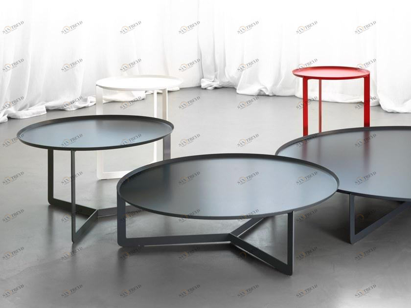 MEMEDESIGN Круглый металлический журнальный столик для гостиной по контракту sun-id-1428127