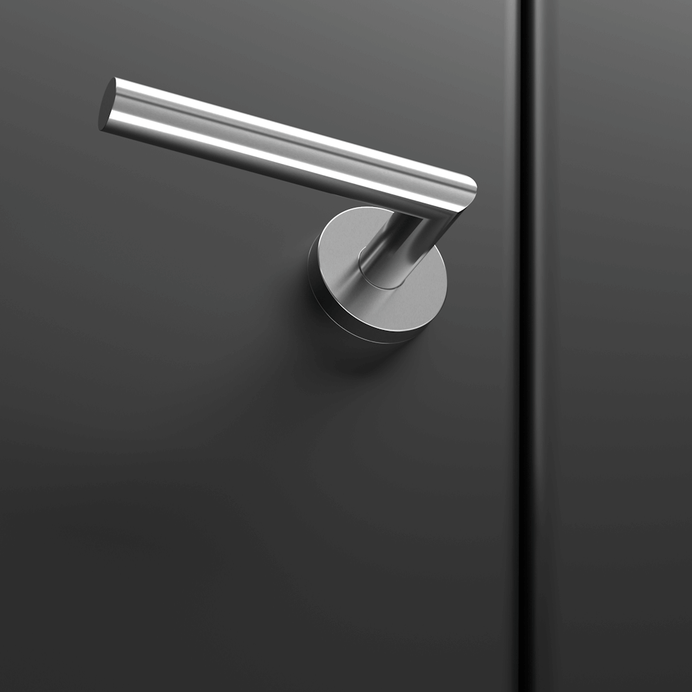 Q920-S Рычаг с косым креплением из нержавеющей стали Ø19 мм на розетке Duten  - Вид №1