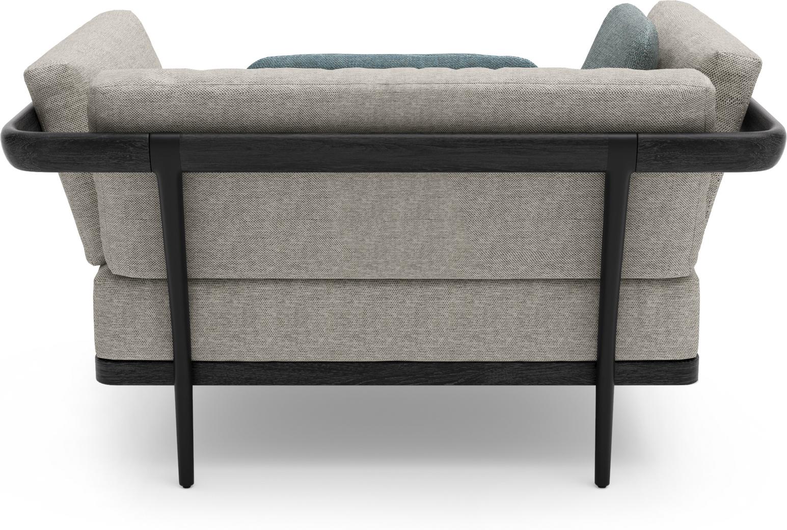 MNST1189 1 мест. teak nero черный Manutti Flex - Вид №1