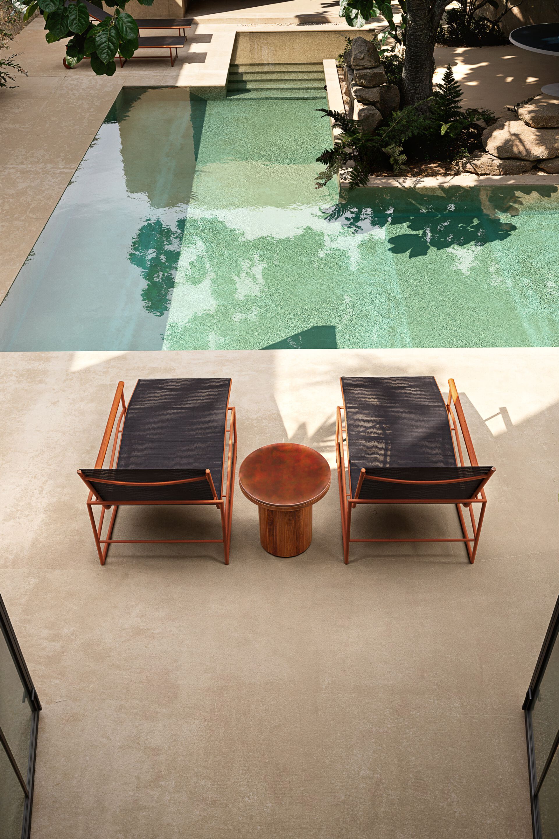 Высокий садовый стол из тикового дерева Atmosphera фрисби ARCH-00056688 - Вид №3