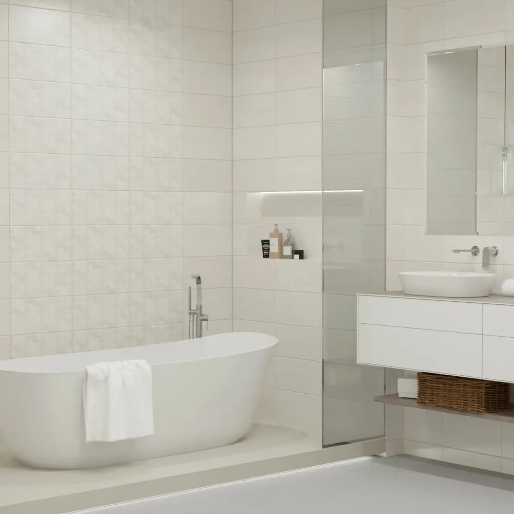 Настенная плитка KREAFORTA Mersey Stone 20x40 см 1.62 м² матовая цвет серый 89413668 STLM-2027202 - Вид №5