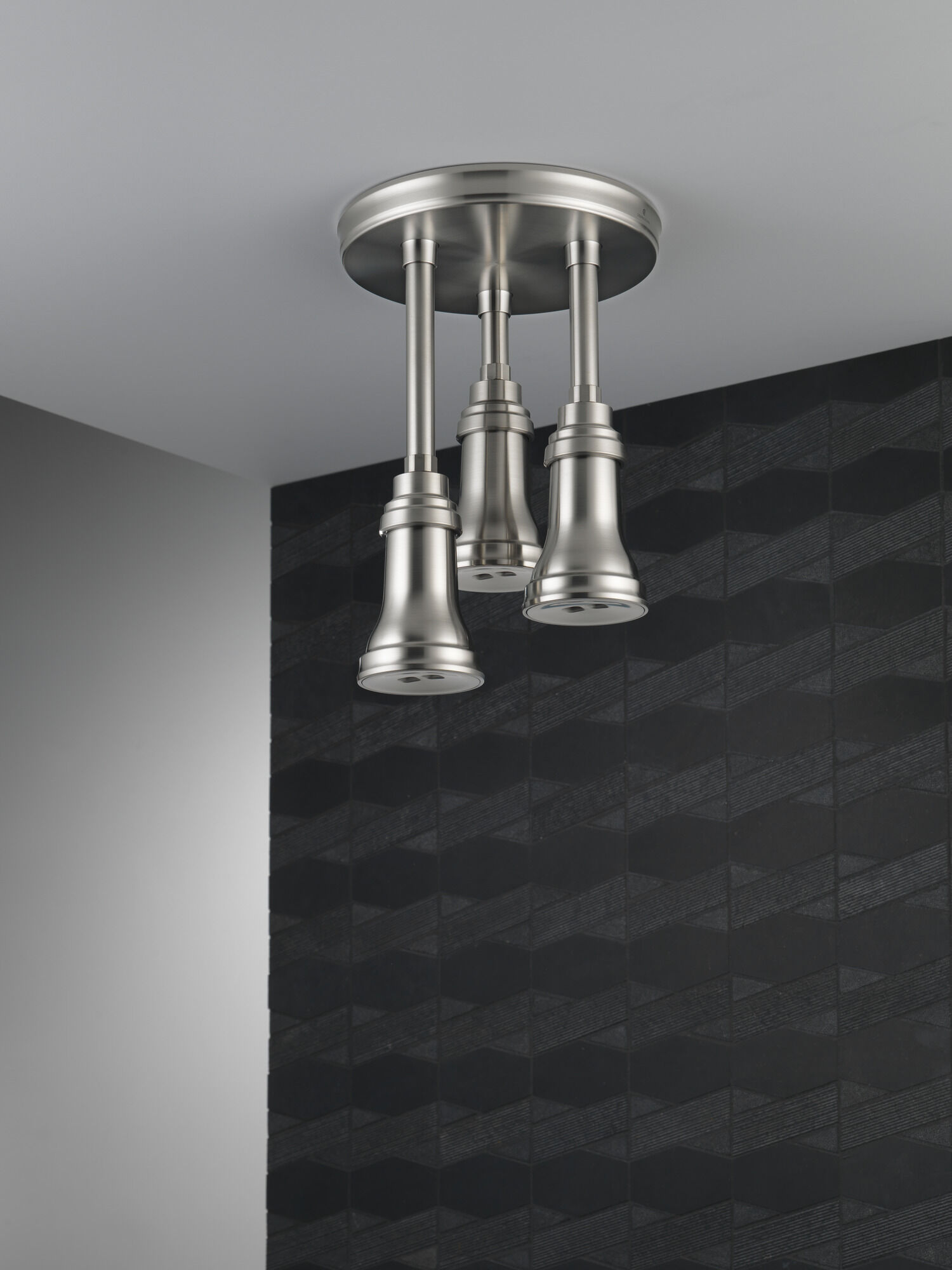 57190-SS25 H2Okinetic® Подвесная душевая лейка Raincan Delta Faucet Universal Showering Нержавеющая сталь  - Вид №4