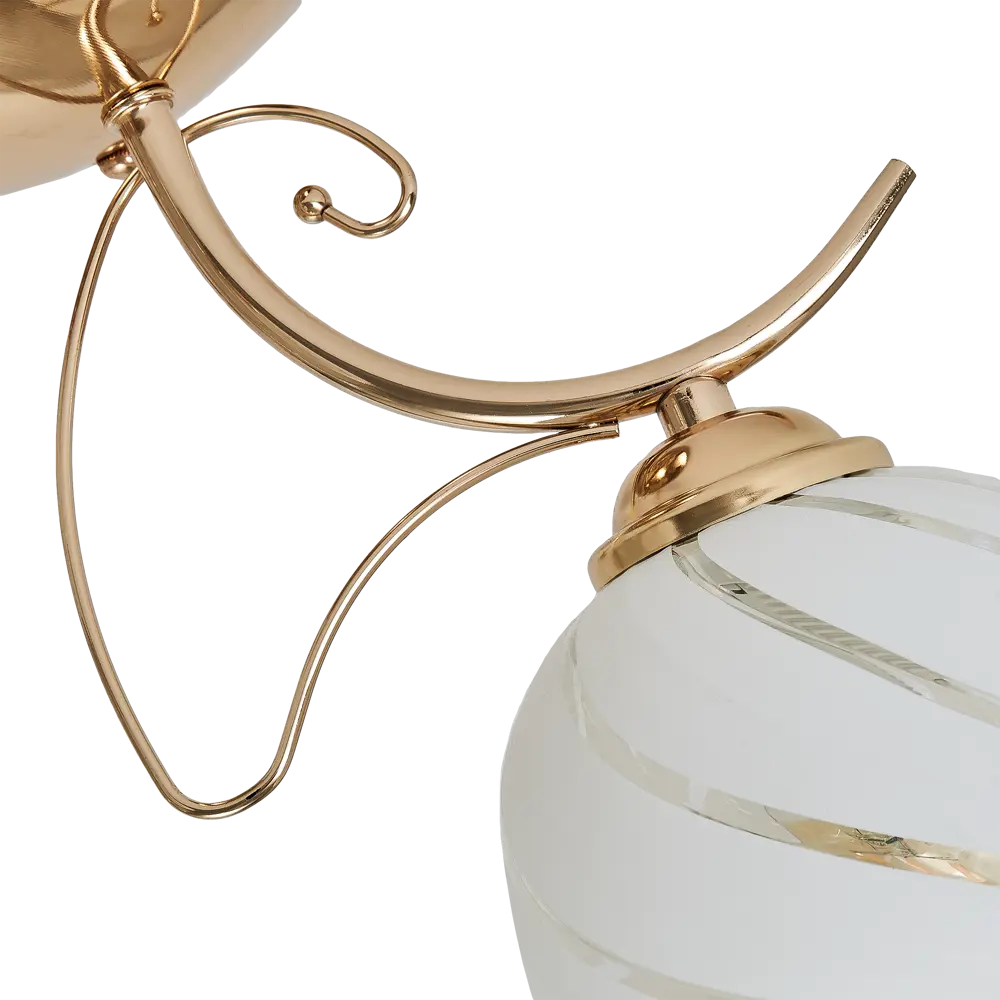 Люстра потолочная Ritter FABIANO 52430 4, 3 лампы Е27, цвет золото STLM-2077887 - Вид №6