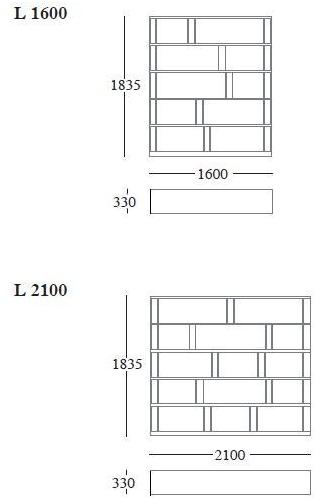 EmmeBi Открытый двухсторонний деревянный стеллаж sun-id-1435004 - Вид №9