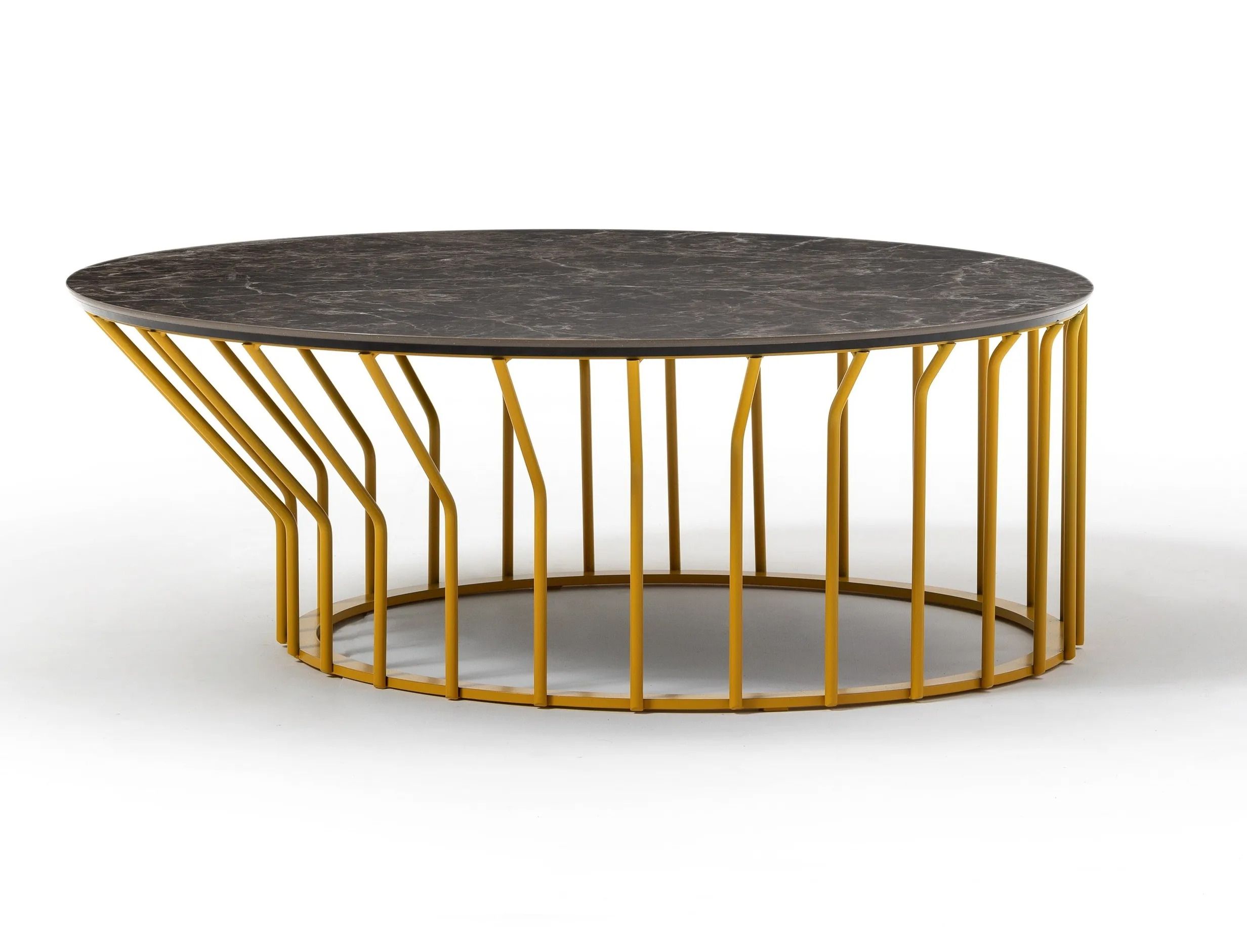 Журнальный столик из металла с низким круглым столом TrabA' JUMP ARCH-00072401