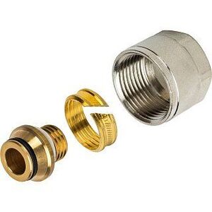 Евроконус 20х2,0х3/4 аксиальный для труб PE-X/AL/PE-X 2 уплотнения STOUT