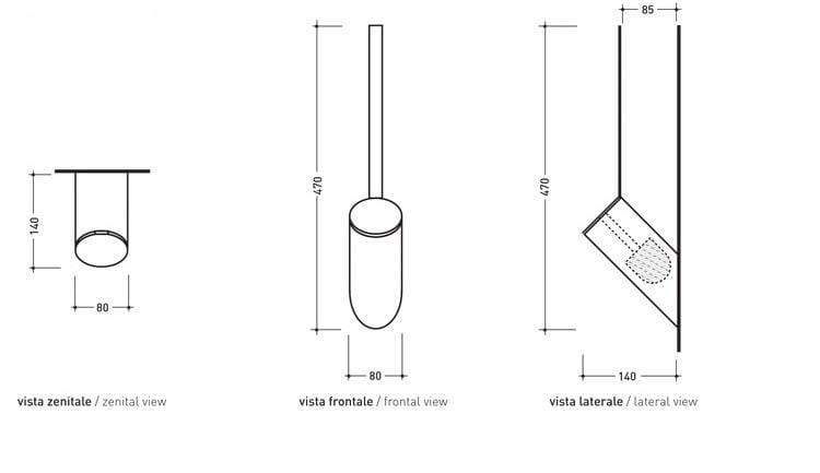 Щетка Ceramica Flaminia обруч ARCH-00086923 - Вид №3