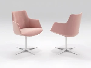 ESTEL GROUP Мягкое кресло на 4 спицы с подлокотниками Divina