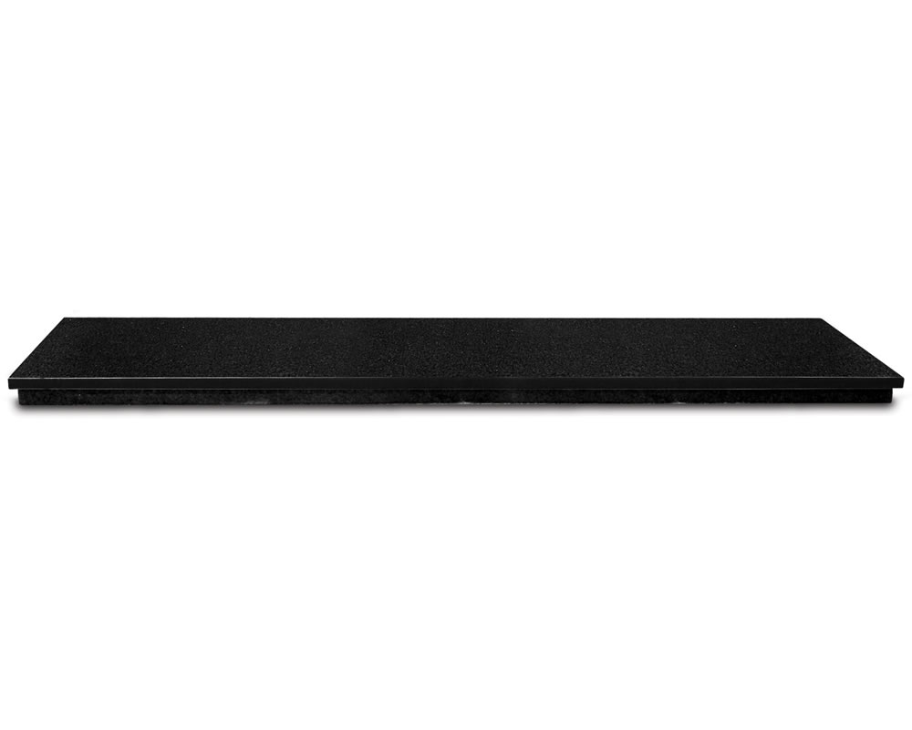 HEF282 Абсолютно черный гранитный очаг 1 кусок 107x38см Сarronheating  - Вид №1