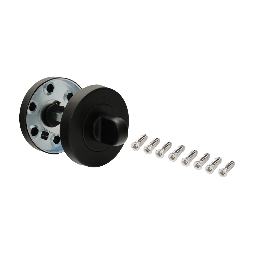 Завертка дверная Edson EDS-WC-R0 нержавеющая сталь цвет черный STLM-2110208 - Вид №1