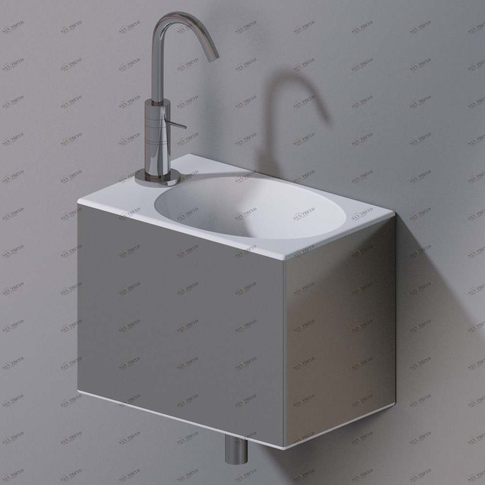 L311T0R1V1.251 Подвесная раковина настенная прямоугольная A. e T. Italia IDEA AeT ITALIA