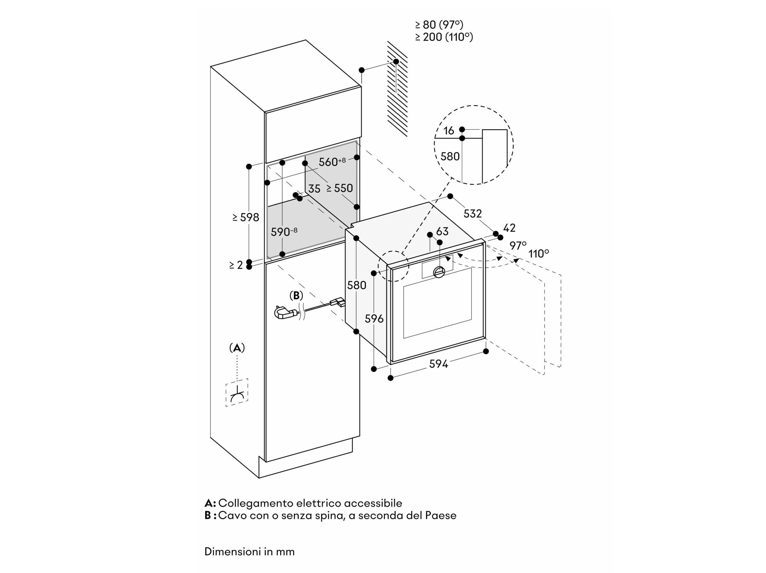 Электрическая многофункциональная печь из нержавеющей стали с грилем GAGGENAU Expressive ARCH-00061387 - Вид №7