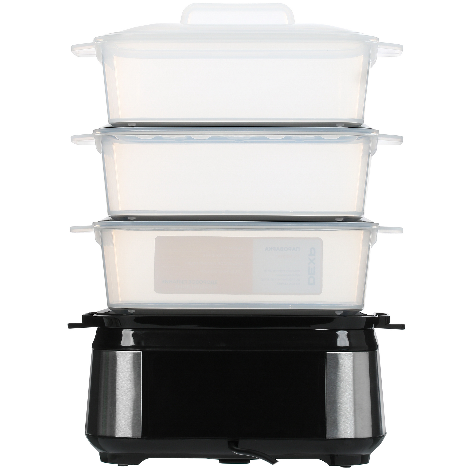 5405145 Пароварка DEXP FS-MP399 серебристый STDN-0118403 - Вид №5