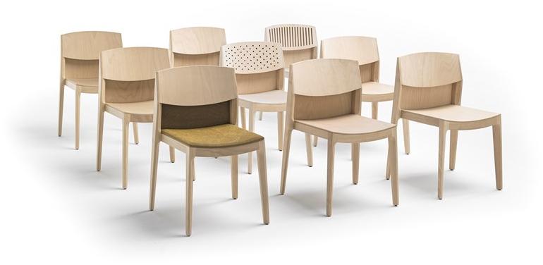 Capdell Штабелируемый деревянный стул Isa 140l - Вид №3