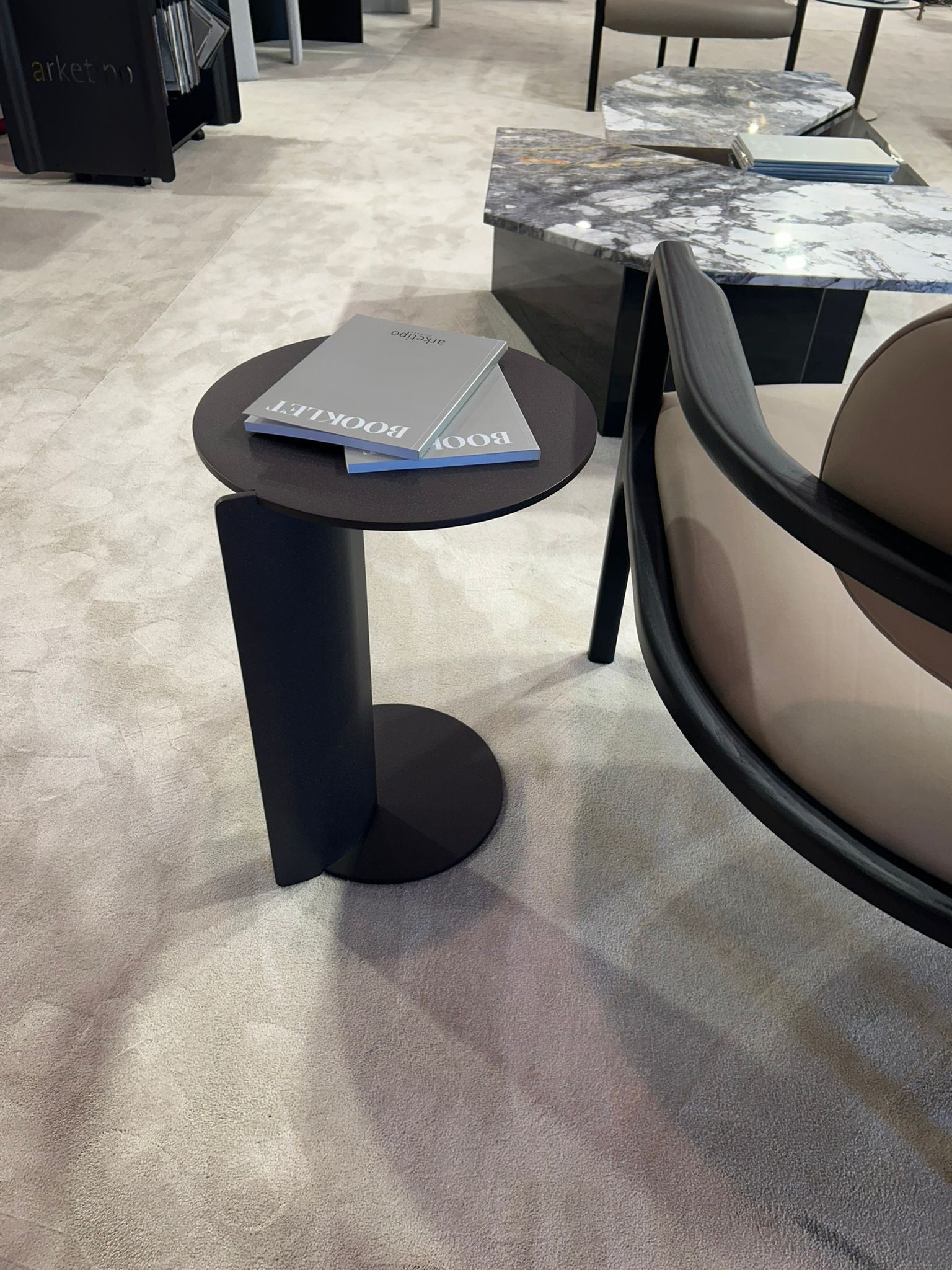 Круглый металлический журнальный столик In Stock Arketipo ARCH-00052592 - Вид №4