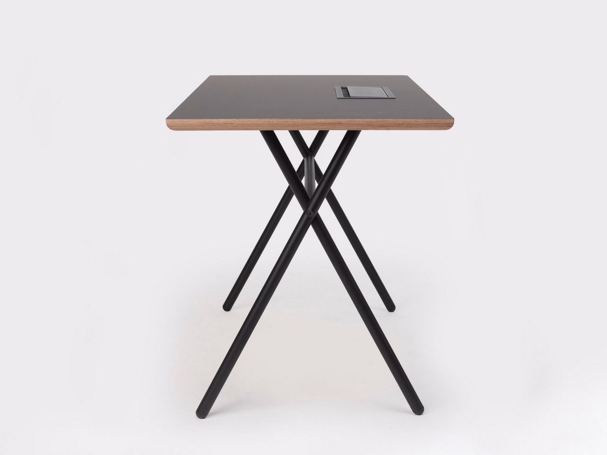 Прямоугольный стол из стали и дерева ONDARRETA Bai ARCH-00096225 - Вид №2