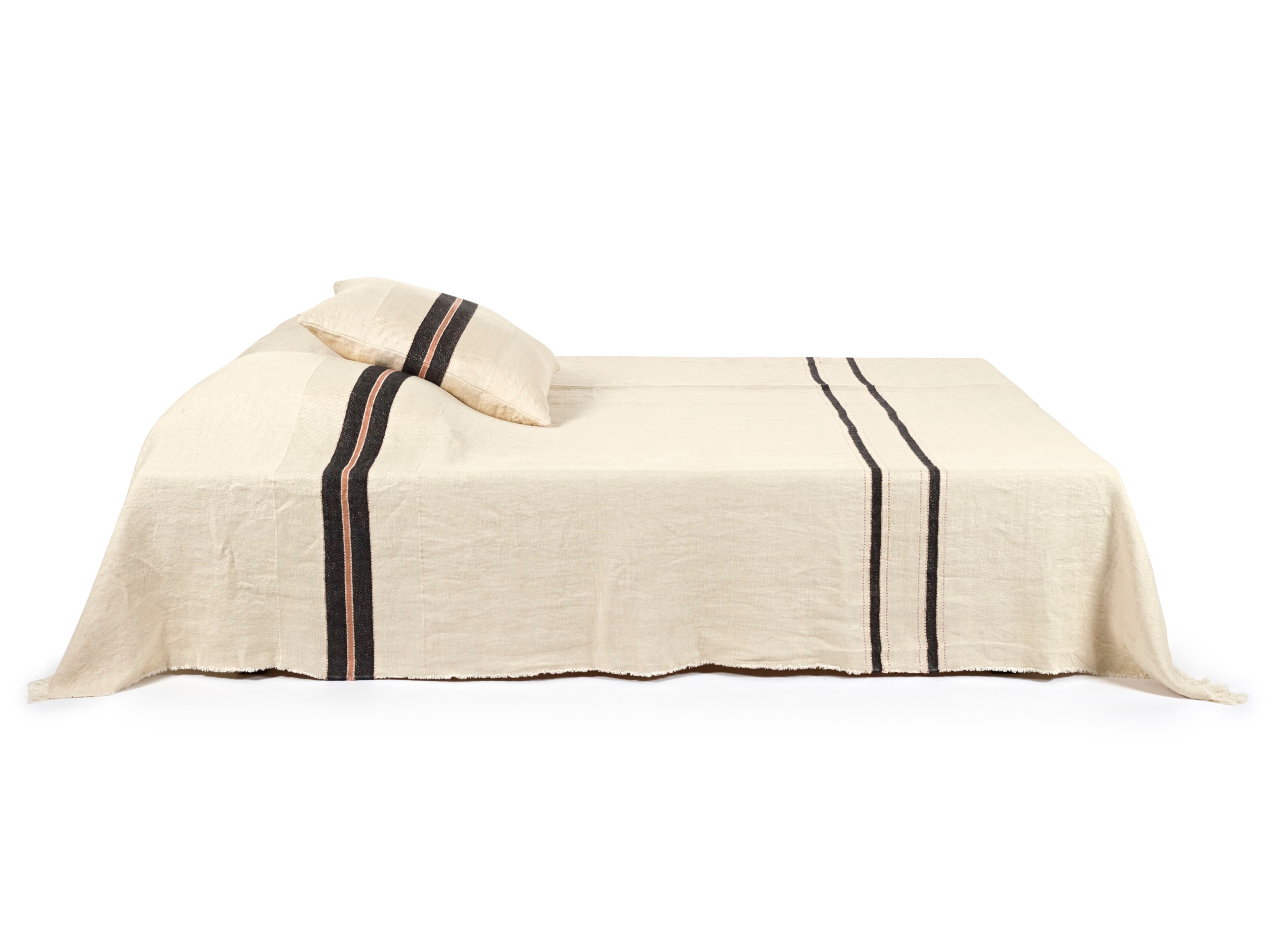 Льняное покрывало Libeco Home Патагонская полоса ARCH-00034460 - Вид №1