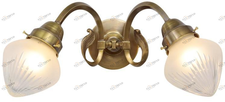 Patinas Lighting Бра из латуни с прямым светом Lyon sun-id-1375198