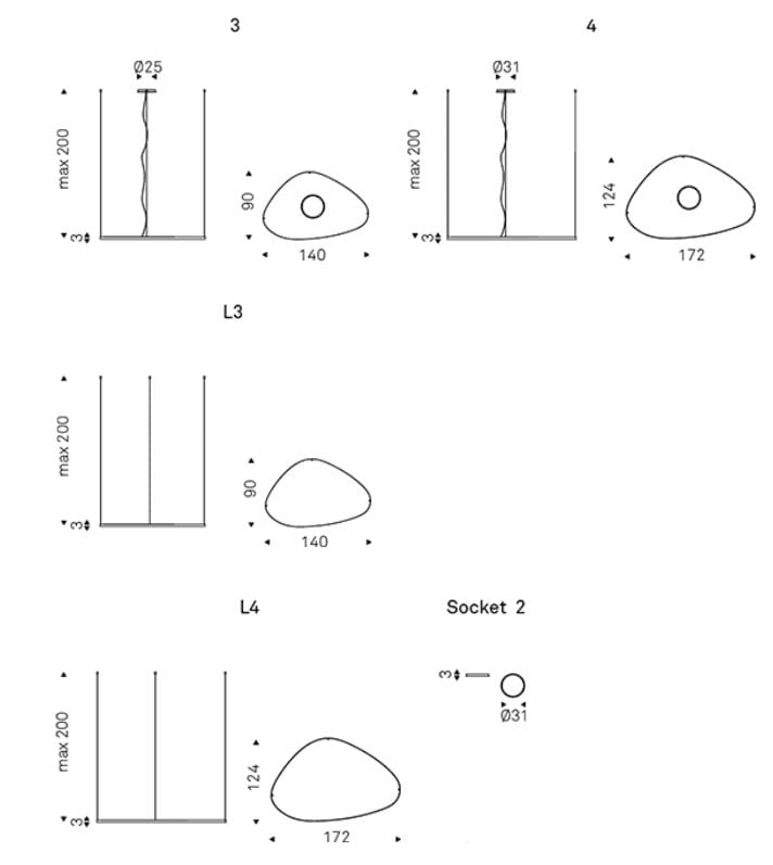 Стальной подвесной светильник Cattelan italia MAGELLANO MAGNUM ARCH-00097574 - Вид №1