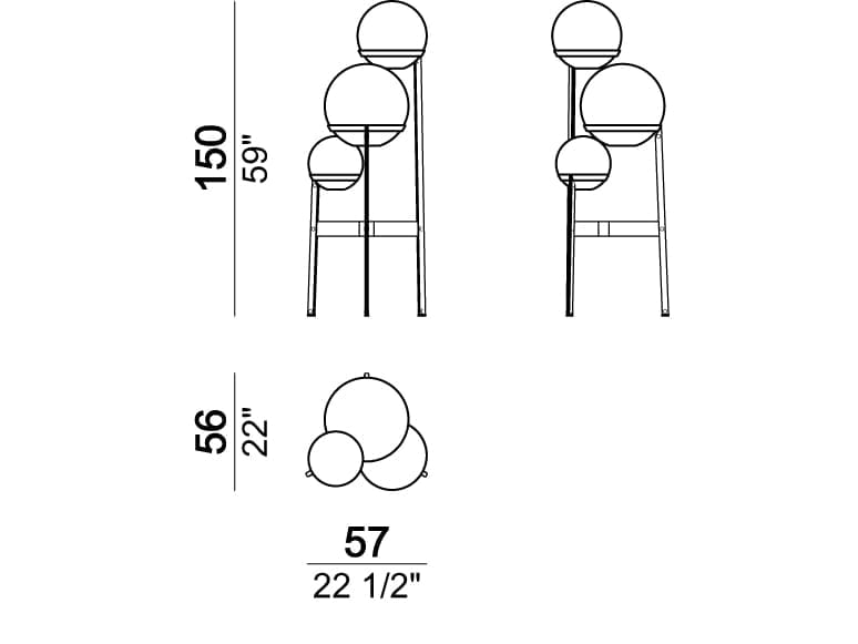 Металлический торшер In Stock Arketipo ARCH-00022652 - Вид №2