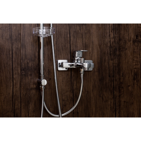 Orange Plito M16-933cr Душевая система в комплекте: смеситель для ванны с изливом; Белый sun-id-1516871 - Вид №5