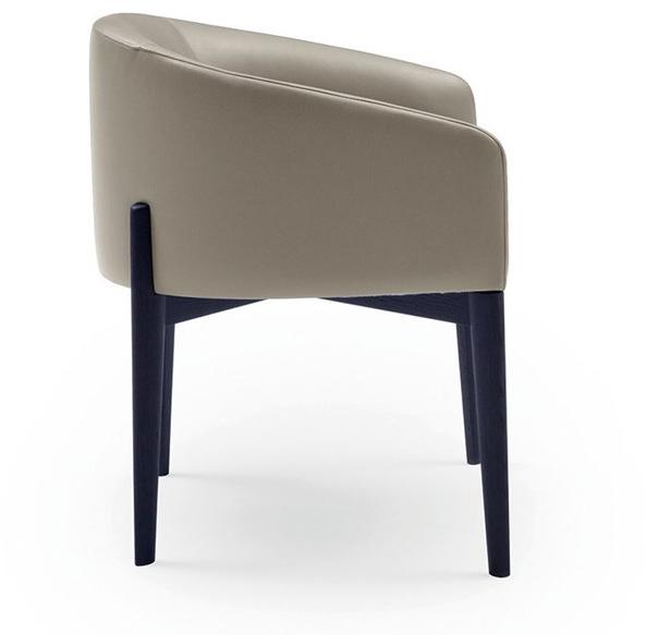 Bodema Мягкое кожаное кресло с подлокотниками  Peg000  - Вид №1