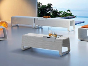 Алюминиевая садовая скамейка