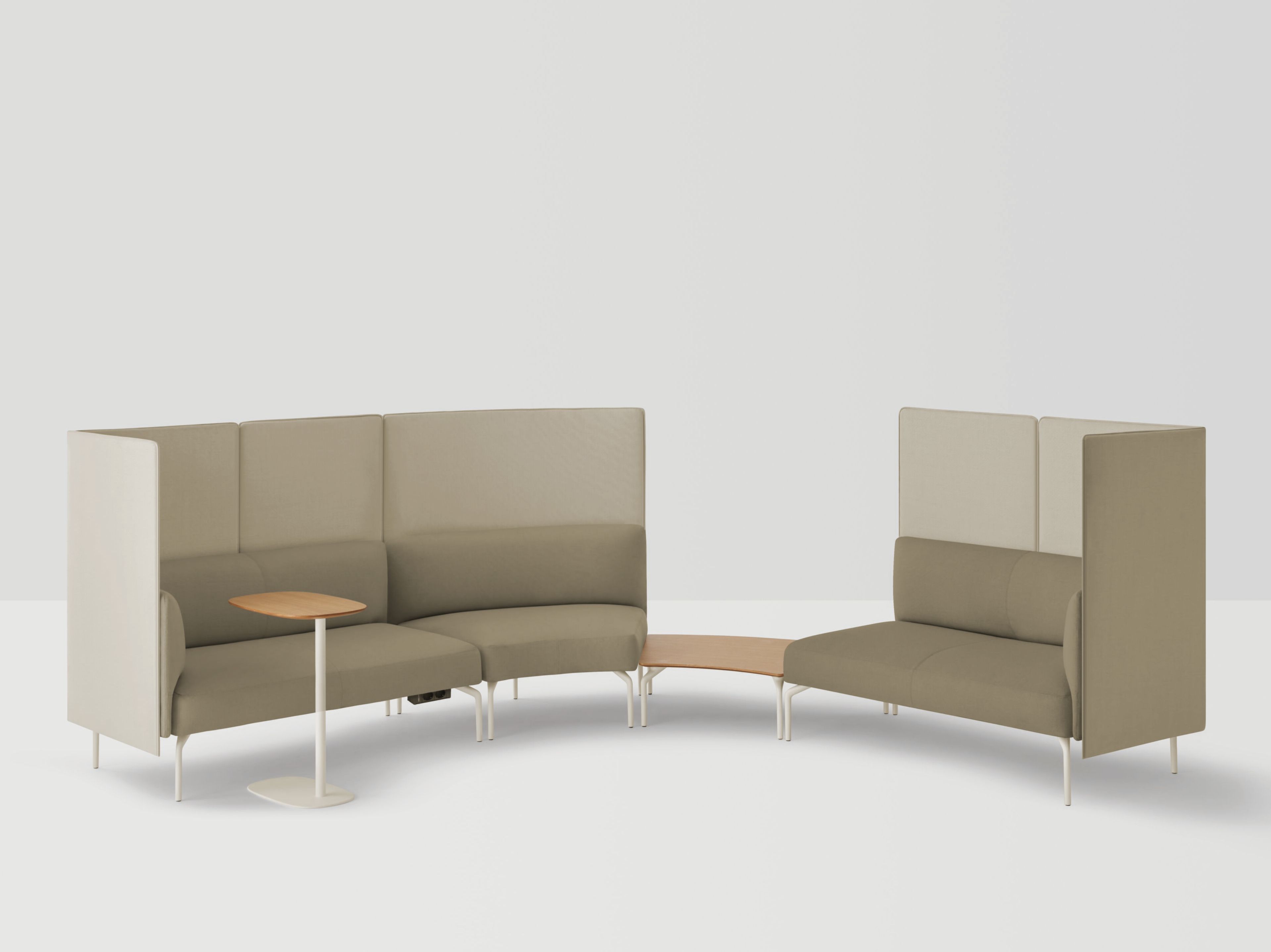 Модульный угловой диван из ткани с высокой спинкой INCLASS Kern ARCH-00112677