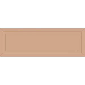 Плитка настенная Керамин Сонет 1С 25x75 см 1.69 м² матовая цвет розовый